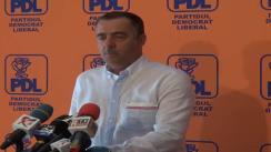 Conferință de presă susținută de prim-vicepreședintele PDL, Cezar Preda