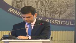 Conferință de presă susținută de ministrul Agriculturii, Daniel Constantin