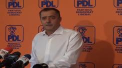 Conferință de presă susținută de prim-vicepreședintele PDL, Cezar Preda