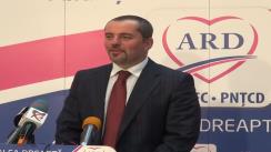 Conferință de presă susținută de purtătorul de cuvânt al ARD București, Mihai Atănăsoaei