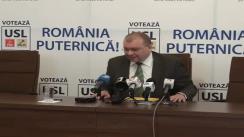 Conferință de presă susținută de secretarul general adjunct al PNL, Dan Mihalache