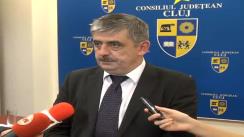 Declarații de presă după ședința Consiliului Județean oferite de dl. Horia Uioreanu, președintele CJ