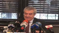 Conferință de presă susținută de senatorul PNL, Călin Popescu-Tăriceanu