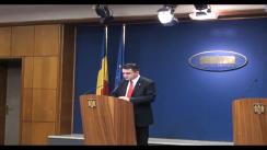 Declarație de presă susținută de un reprezentant al Ministerului Afacerilor Interne în legatură cu situația din județele aflate sub cod galben de ninsori și viscol la ora 15:00