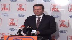 Conferință de presă susținută de deputatul PDL, Gheorghe Ialomițianu