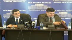 Conferință de presă susținută de reprezentanți ai Grupului parlamentar al PDL