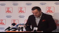 Conferință de presă susținută de prim-vicepreședintele PDL, Cezar Preda