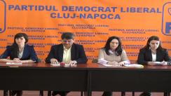 Conferință de presă susținută de consilierii județeni ai PDL Cluj