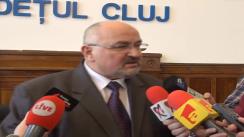Declarații de presă oferite după conferința de presă organizată de Prefectura Cluj