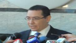 Declarații de presă susținute de prim-ministrul, Victor Ponta după ședința secției de procurori a Consiliului Superior al Magistraturii