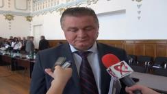 Declarații de presă oferite de Emil Ilea, șeful Gărzii Financiare Cluj