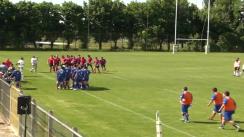 Meciul de Rugby între RCM Galati - CSS Steaua. Turneul U17