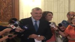 Declarații de presă susținute de Andrei Chiliman, Primarul Sectorului 1 înaintea ședinței Delegației Permanente al Partidului Național Liberal