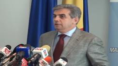 Declarație de presă susținută de ministrul Sănătății, Eugen Nicolăescu