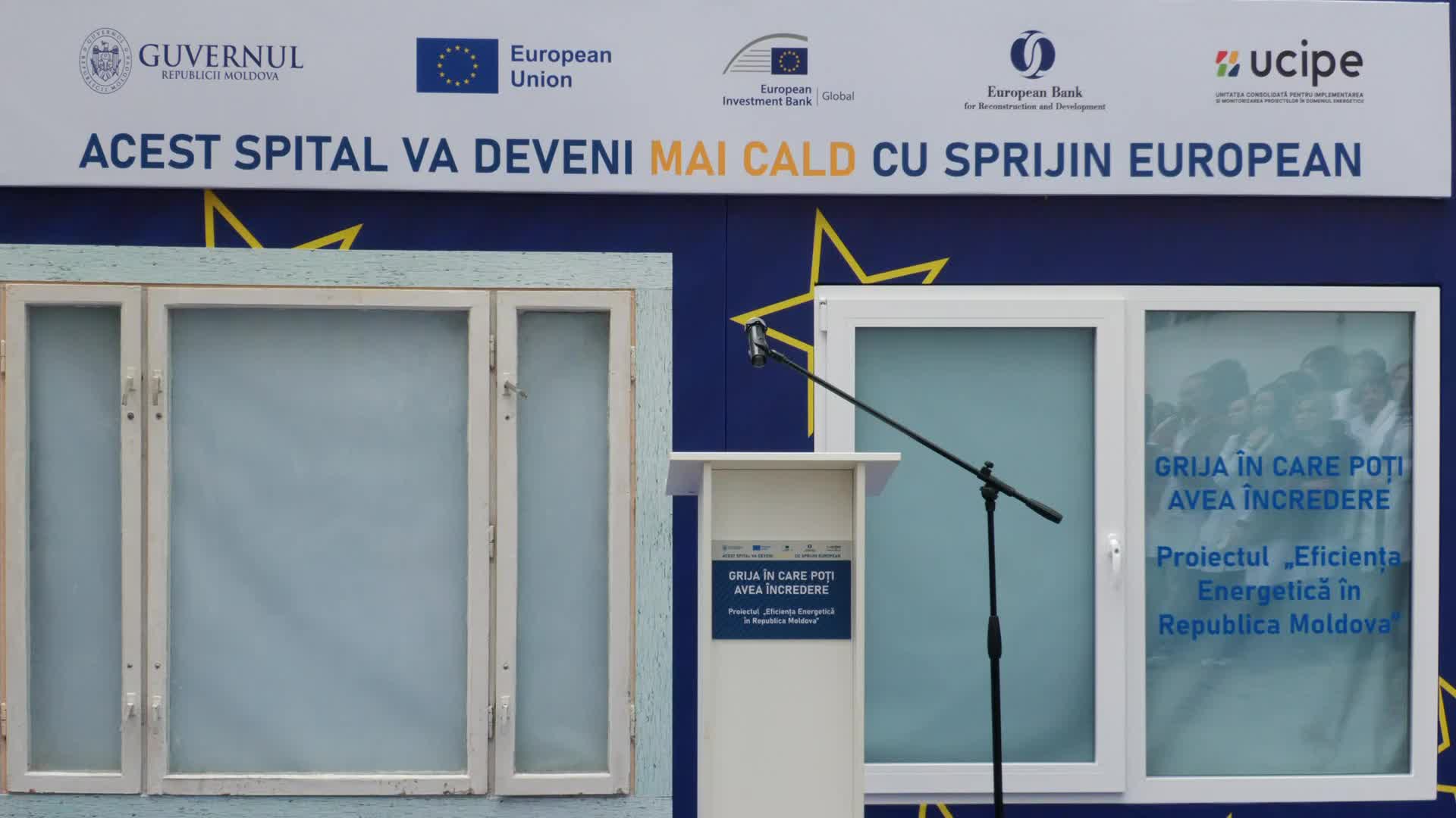 Lansarea lucrărilor de renovare și eficientizare energetică a Spitalului Clinic de Psihiatrie și a Institutului de Neurologie și Neurochirurgie „Diomid Gherman”