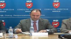 Conferință la finalizarea proiectului "Reabilitarea, modernizarea și dotarea școlilor speciale din Județul Iași".