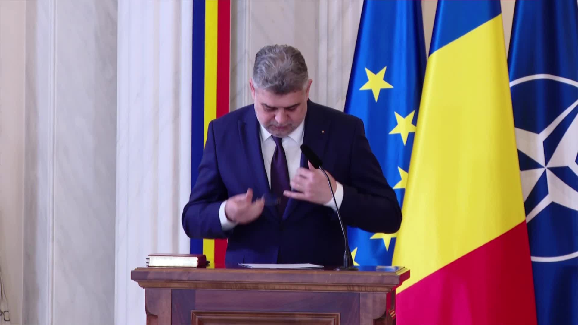 Ceremonie de depunere a jurământului de învestitură a membrilor Guvernului