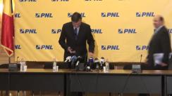 Conferință de presă după Biroul Politic Național al PNL din 5 noiembrie 2013