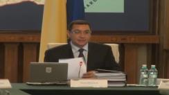 Ședința Guvernului României din 6 noiembrie 2013 (imagini protocolare)