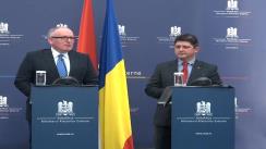 Briefing susținut de Titus Corlățean și Frans Timmermans, ministrul olandez de Externe