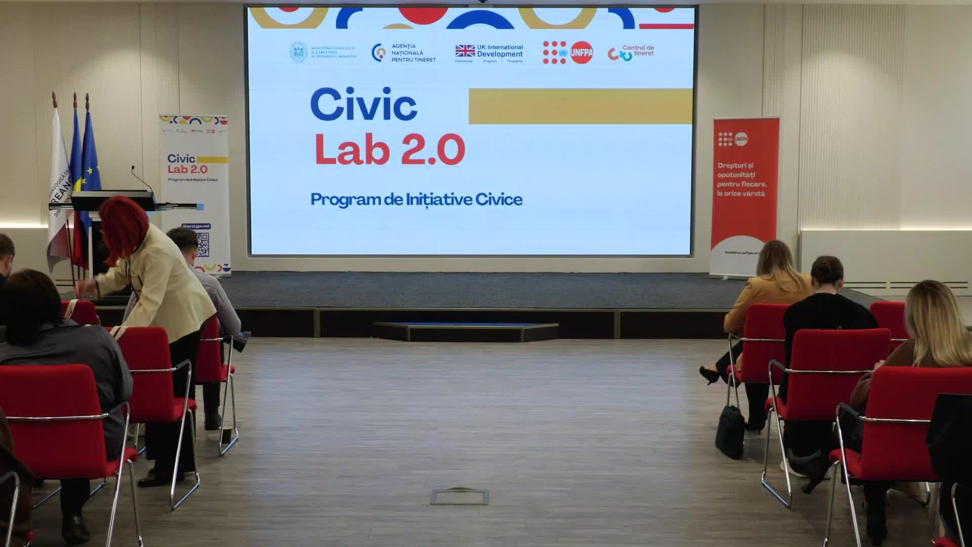 Evenimentul final din cadrul programului Civic LAB 2.0
