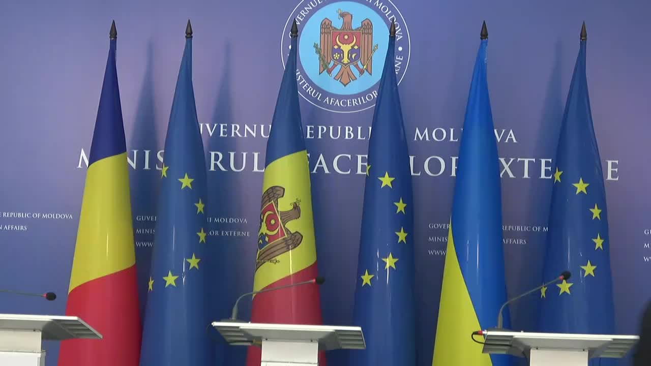 Trilateral meeting at the level of foreign ministers Republic of Moldova-Romania-Ukraine: Joint Press Statements by the Deputy Prime Minister, Minister of Foreign Affairs of the Republic of Moldova, Mihai Popșoi, the Minister of Foreign Affairs of Romania, Luminița Odobescu, and the Minister of Foreign Affairs of Ukraine, Dmytro Kuleba
