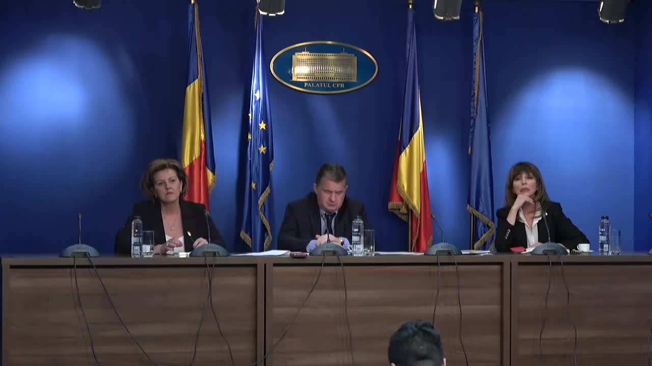 Conferință de presă susținută de directorul general al CFR Călători, Traian Preoteasa