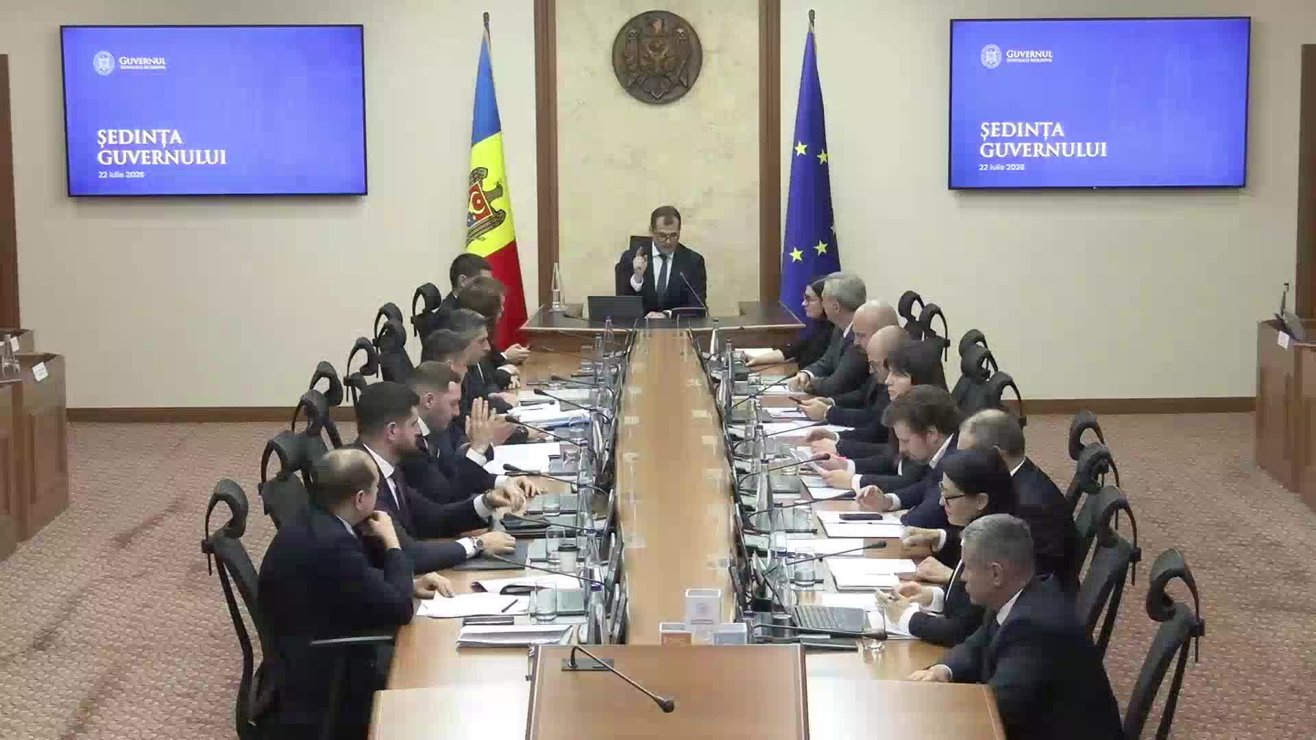 Ședința Guvernului Republicii Moldova din 22 iulie 2026 (traducere în limba engleză)