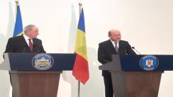 Conferință de presă susținută de Traian Băsescu și Nicolae Timofti