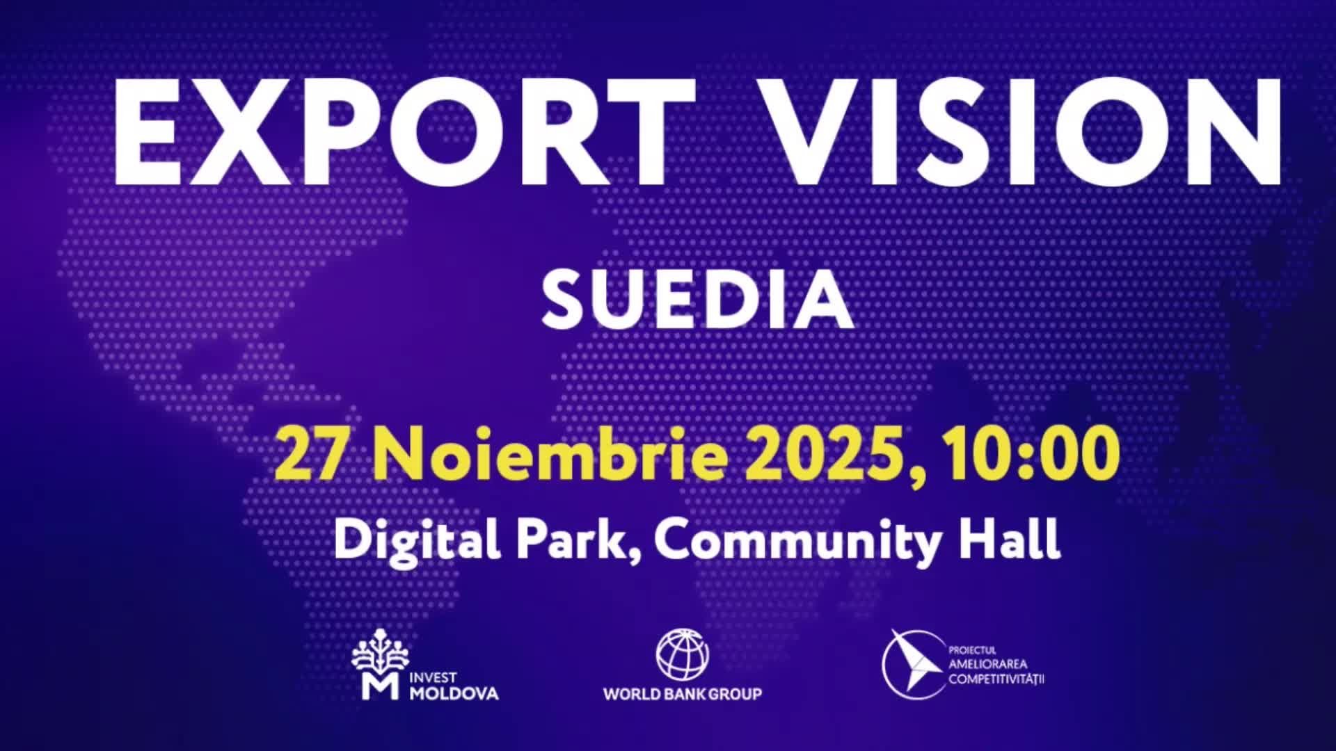 Export Vision Suedia. Studiu de piață destinat companiilor din Republica Moldova