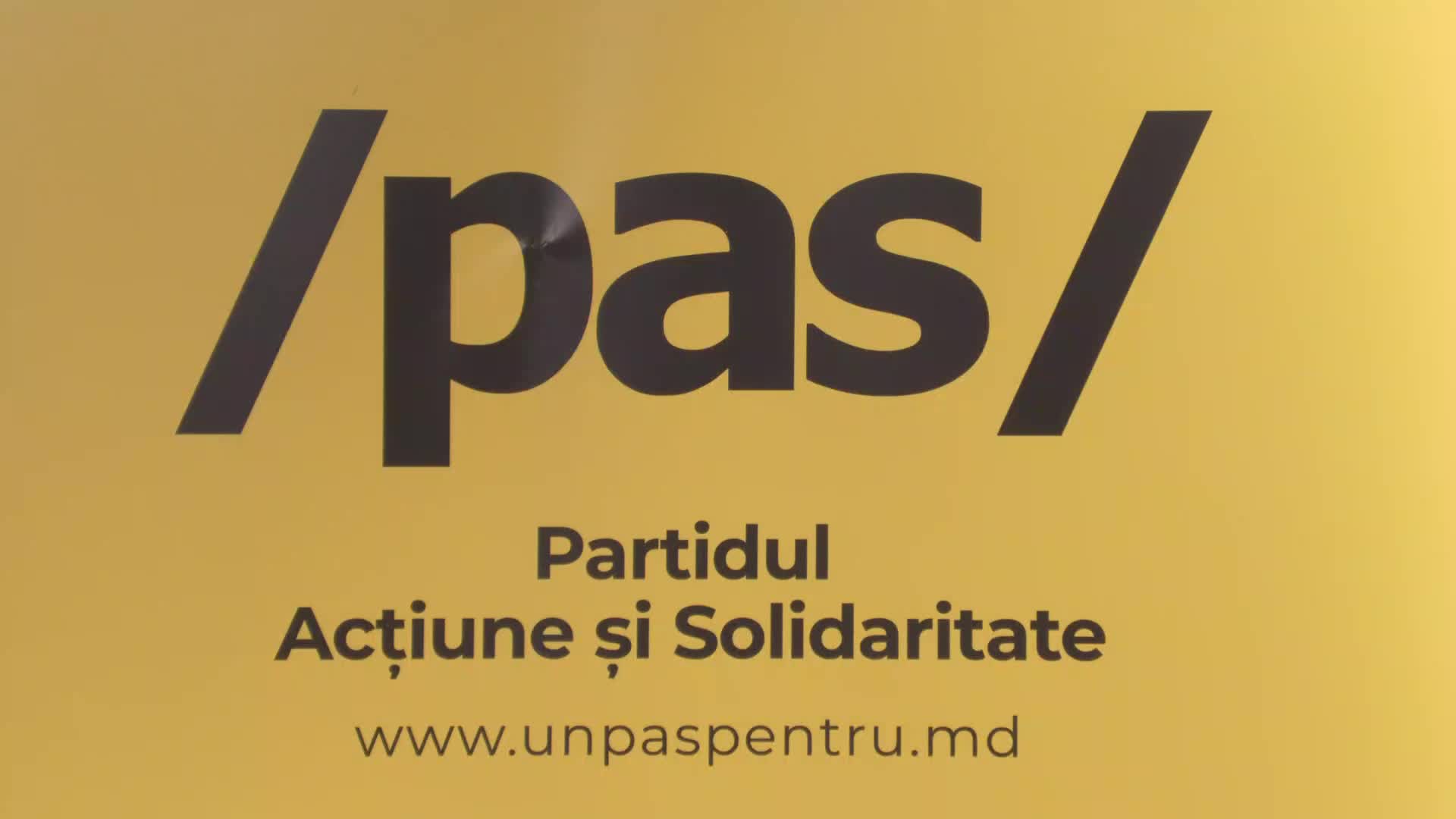 Conferință de presă susținută de fracțiunea PAS din Consiliul Municipal Chișinău