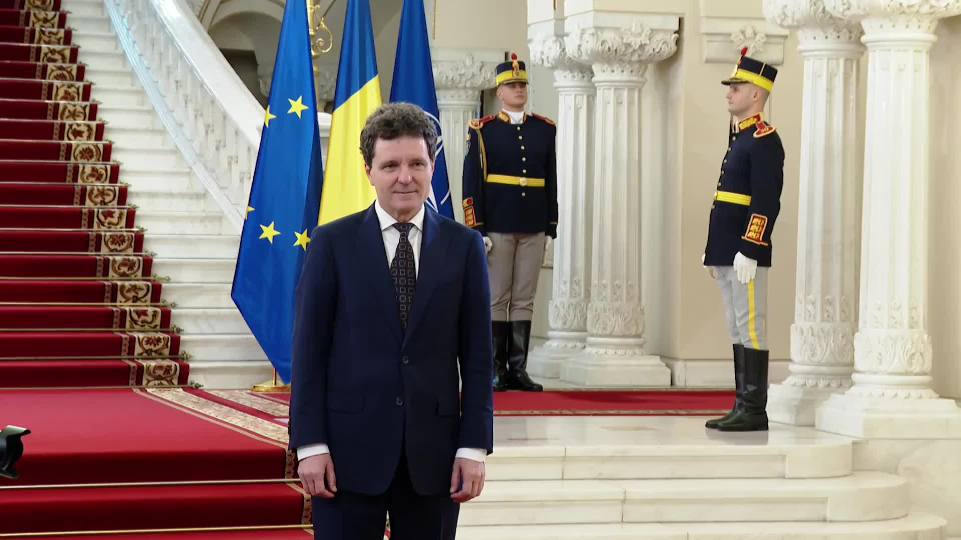 Întâmpinarea Secretarului General al NATO, Mark Rutte, la Palatul Cotroceni