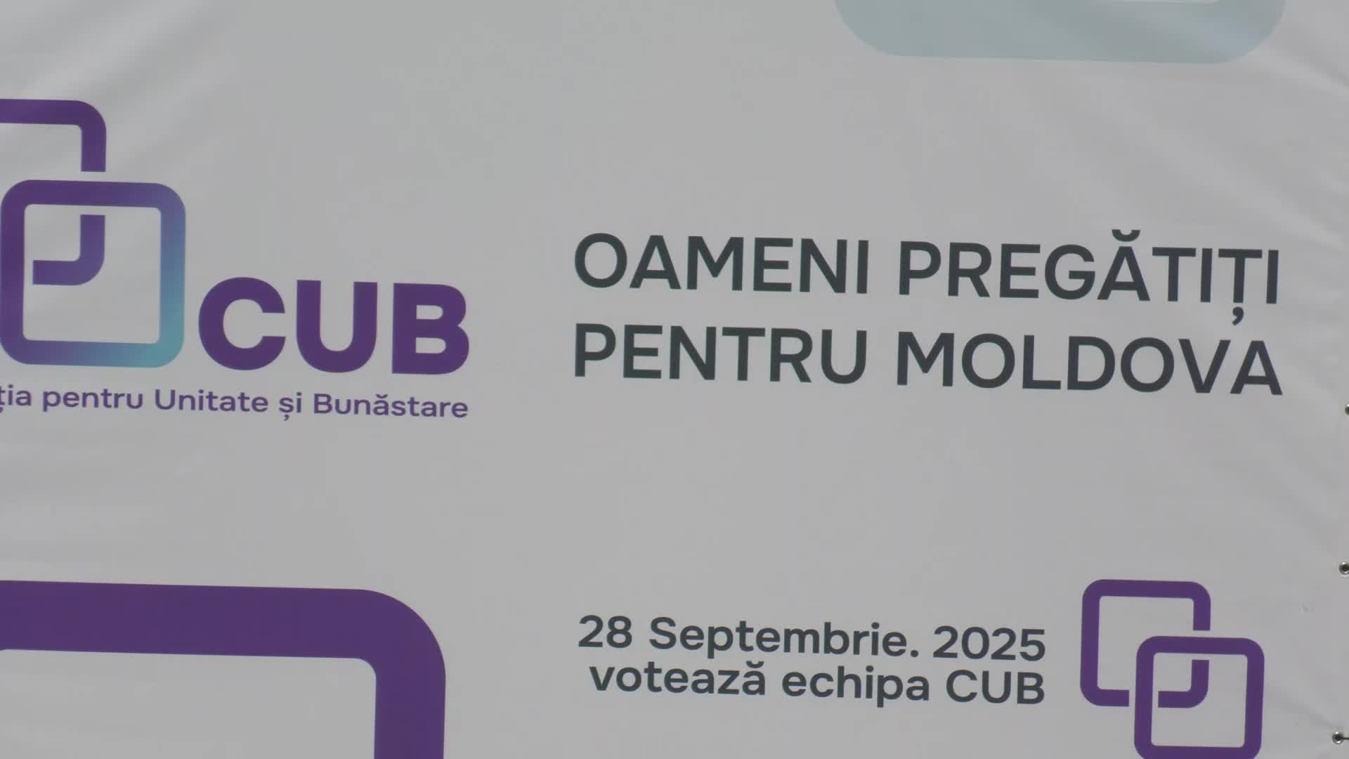 Lansarea în campania electorală pentru alegerile parlamentare din 28 septembrie 2025 a Partidului Coaliția pentru Unitate și Bunăstare (CUB)
