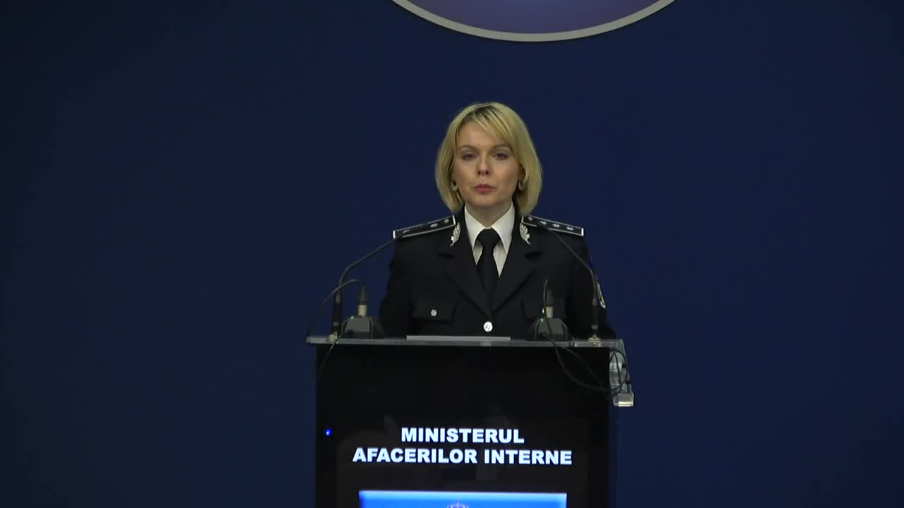 Declarație de presă organizată de Ministerul Afacerilor Interne al României privind activitățile desfășurate de efectivele MAI în contextul campaniei electorale pentru alegerile pentru Președintele României