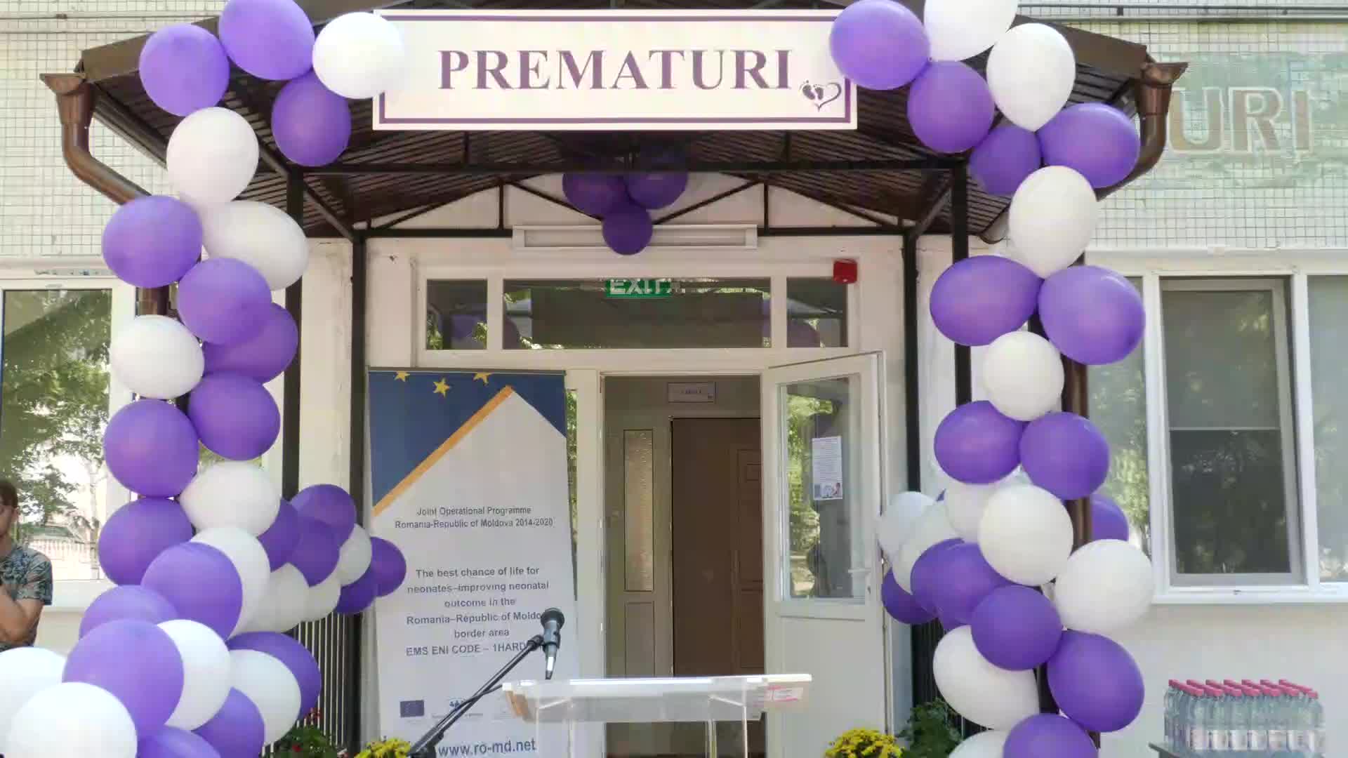 Evenimentul de inaugurare a Secției prematuri din cadrul Institutului Mamei și Copilului, după reparație capitală și dotare cu echipament performant și mobilier