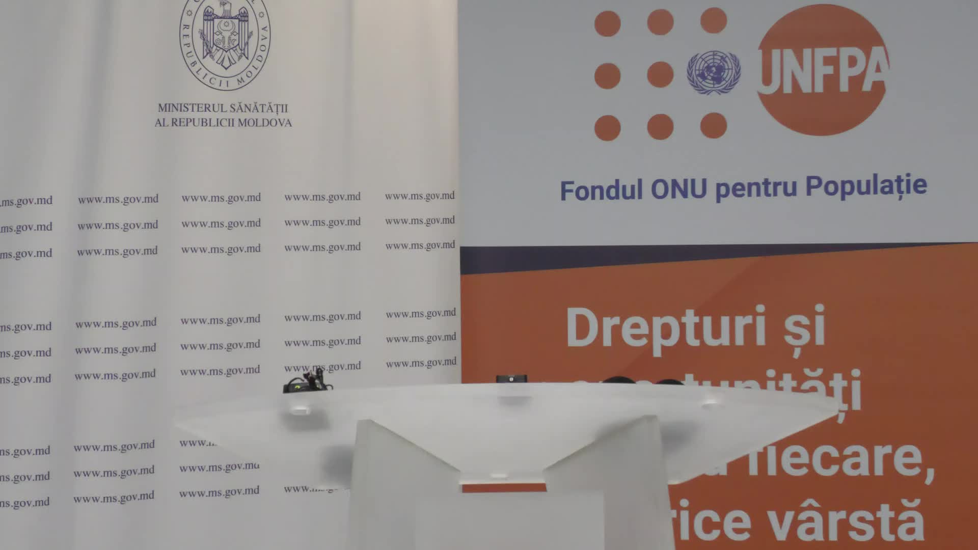 Evenimentul de transfer al echipamentului donat de UNFPA Moldova către Institutul de Medicină Urgentă