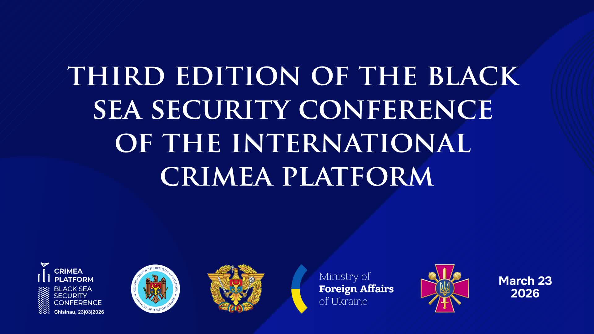 Conferința de Securitate în regiunea Mării Negre, sub egida Platformei Internaționale Crimeea, ediția a III-a