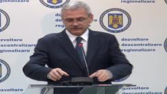 Conferință de presă susținută de ministrul Dezvoltării Regionale și Administrației Publice cu tema „Bugetul MDRAP, între minciună și realitate”