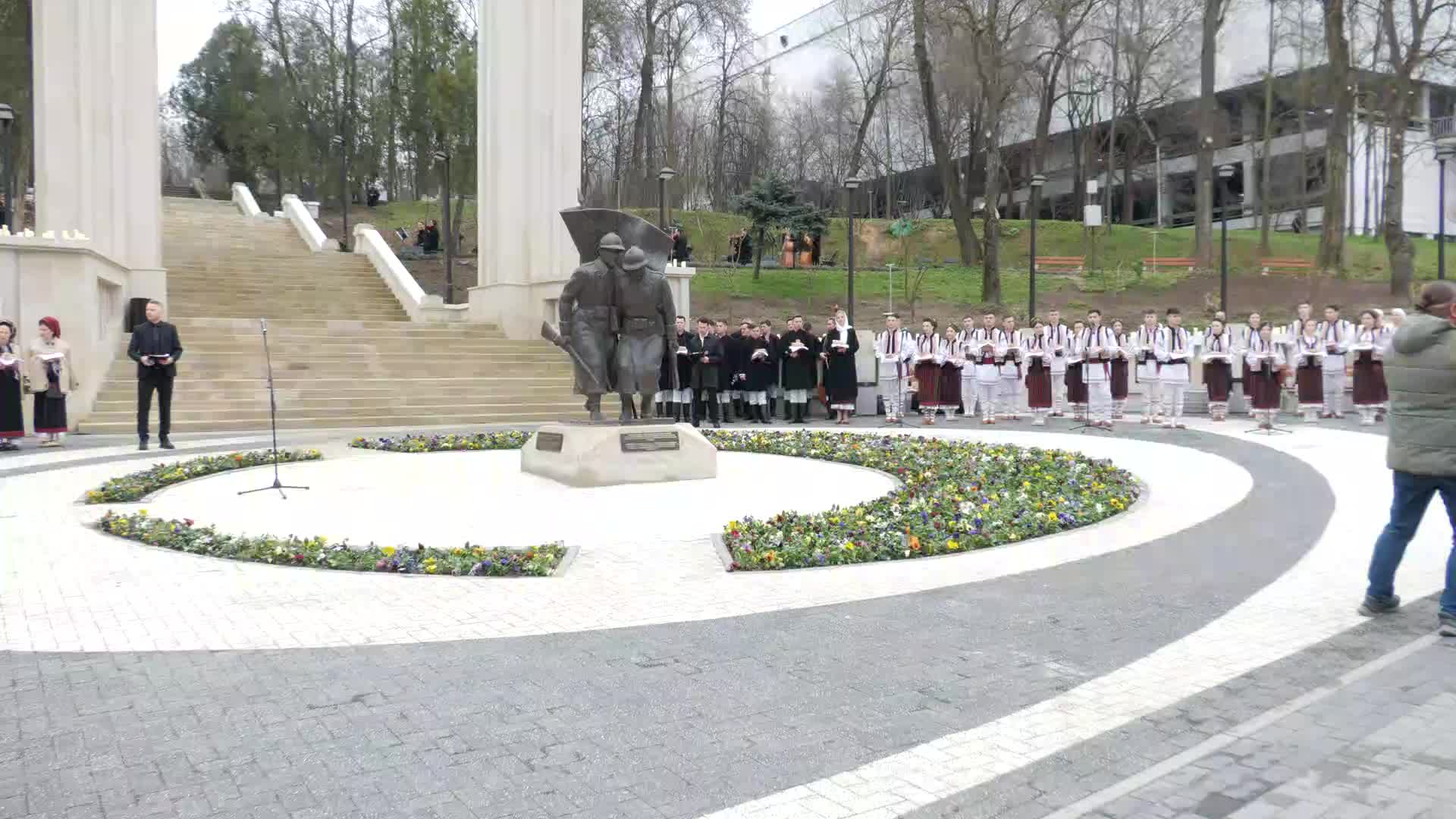 Evenimentul solemn dedicat inaugurării „Intrării Triumfale” la Complexul Memorial „Cimitirul Internațional de Onoare”