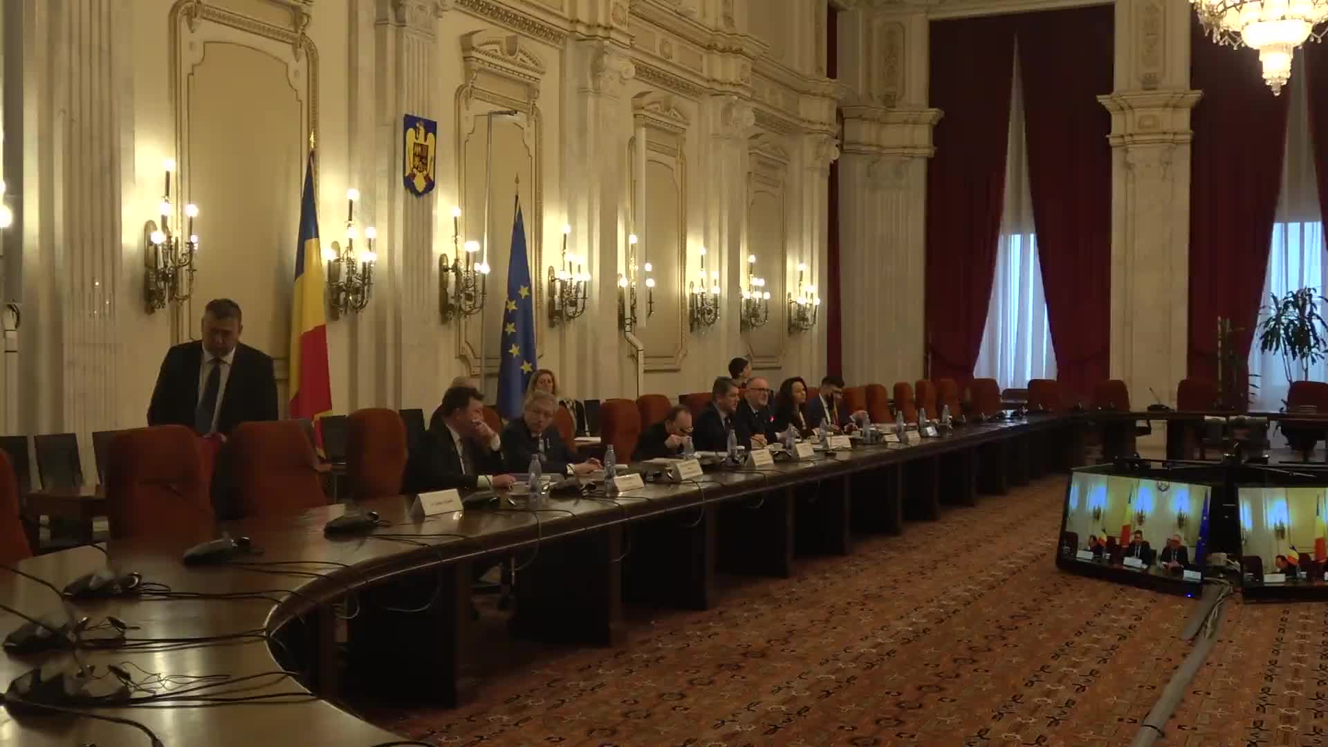 Ședința comună a Comisiei pentru politică externă a Parlamentului Republicii Moldova și Comisiei pentru politică externă a Senatului României