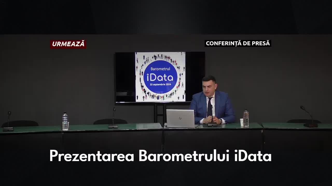 Conferință de presă organizată de Date Inteligente SRL cu tema „Prezentarea Barometrului iData, septembrie 2024”