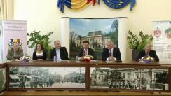 Conferință de presă susținută de viceprimarul municipiului Iași, Mihai Chirica