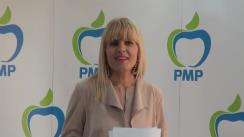 Conferință de presă susținută de deputatul Partidului Mișcarea Populară, Elena Udrea