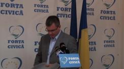Conferință de presă susținută de președintele Partidului Forța Civică, Mihai-Răzvan Ungureanu, privind rezultatul Biroului Permanent Național al partidului