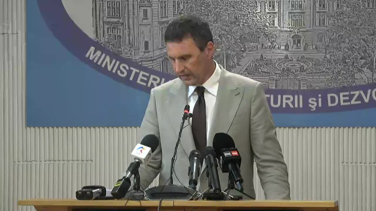 Conferință de presă susținută de viceprim-ministrul și ministrul interimar al Agriculturii și Dezvoltării Rurale al României, Tanczos Barna, pentru prezentarea stadiului proiectelor privind ajutoarele de stat