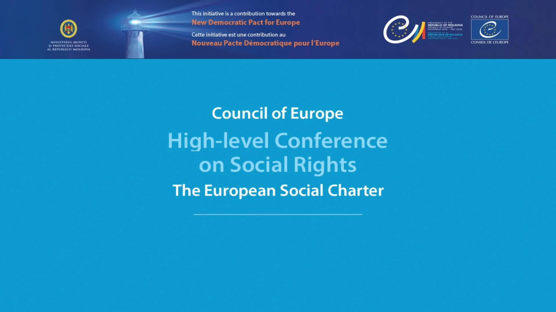 Conferința la nivel înalt privind drepturile sociale – Carta Socială Europeană