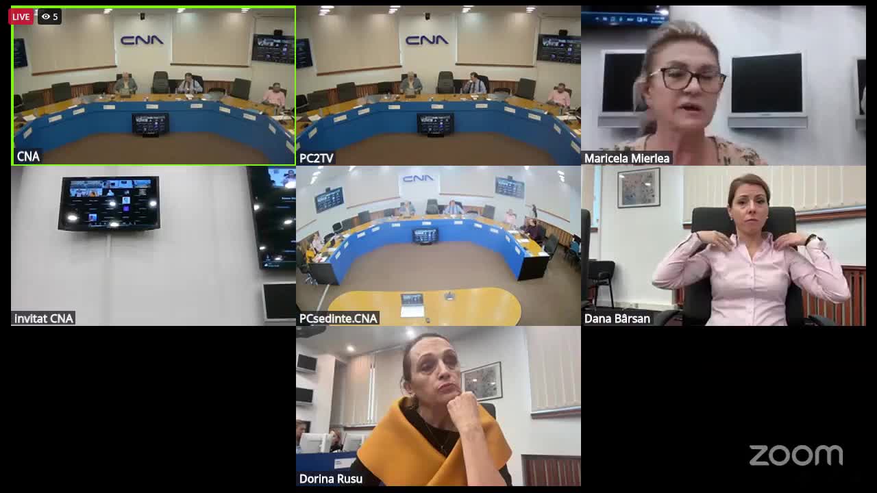 Ședința Consiliului Național al Audiovizualului din 5 noiembrie 2025