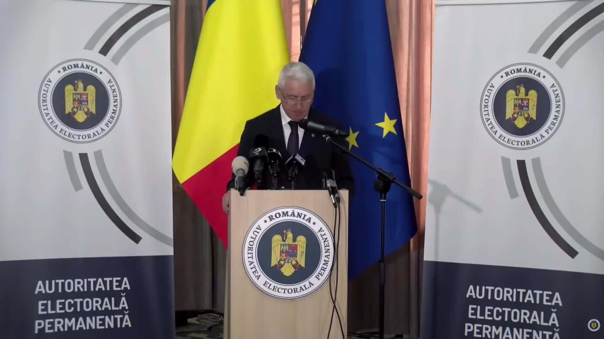 Conferință de presă susținută de Președintele Autorității Electorale Permanente (AEP), Adrian Țuțuianu
