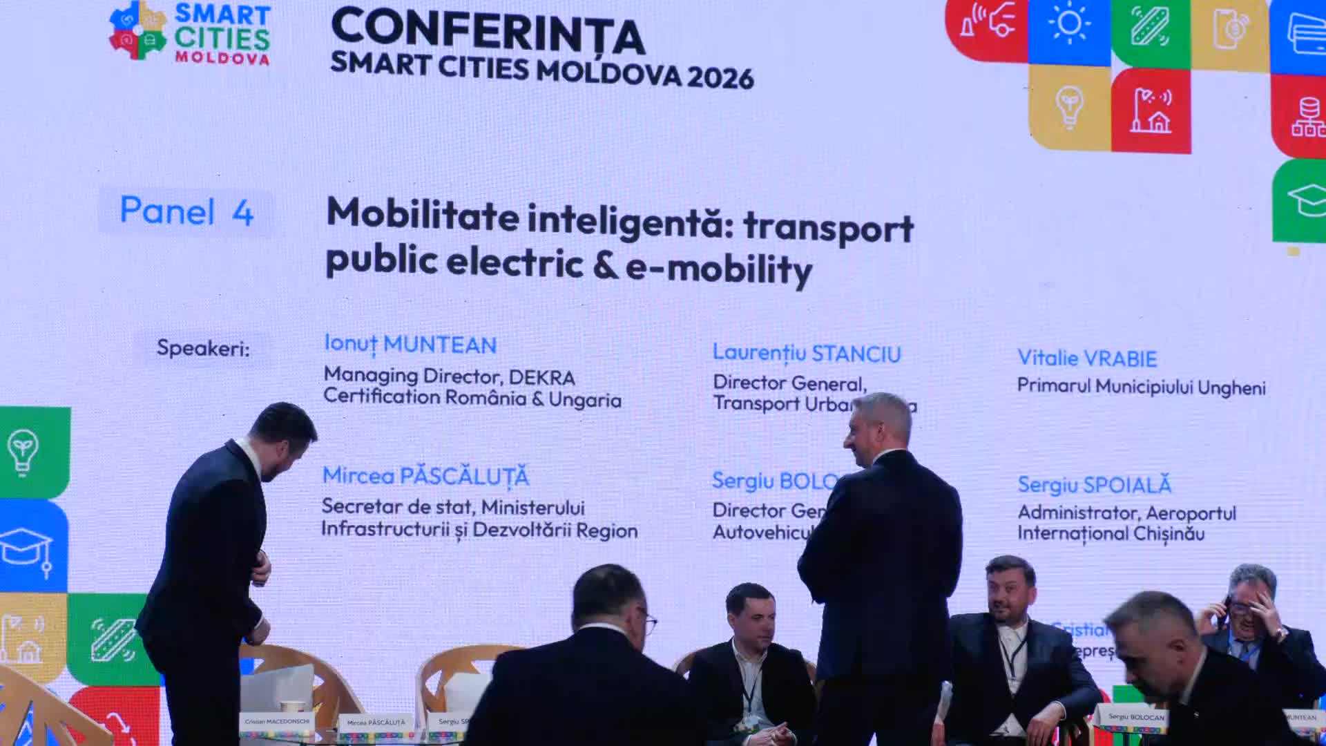 Conferința Smart Cities Moldova 2026. Panelul 4 „Mobilitate inteligentă: transport public electric & e-mobility”