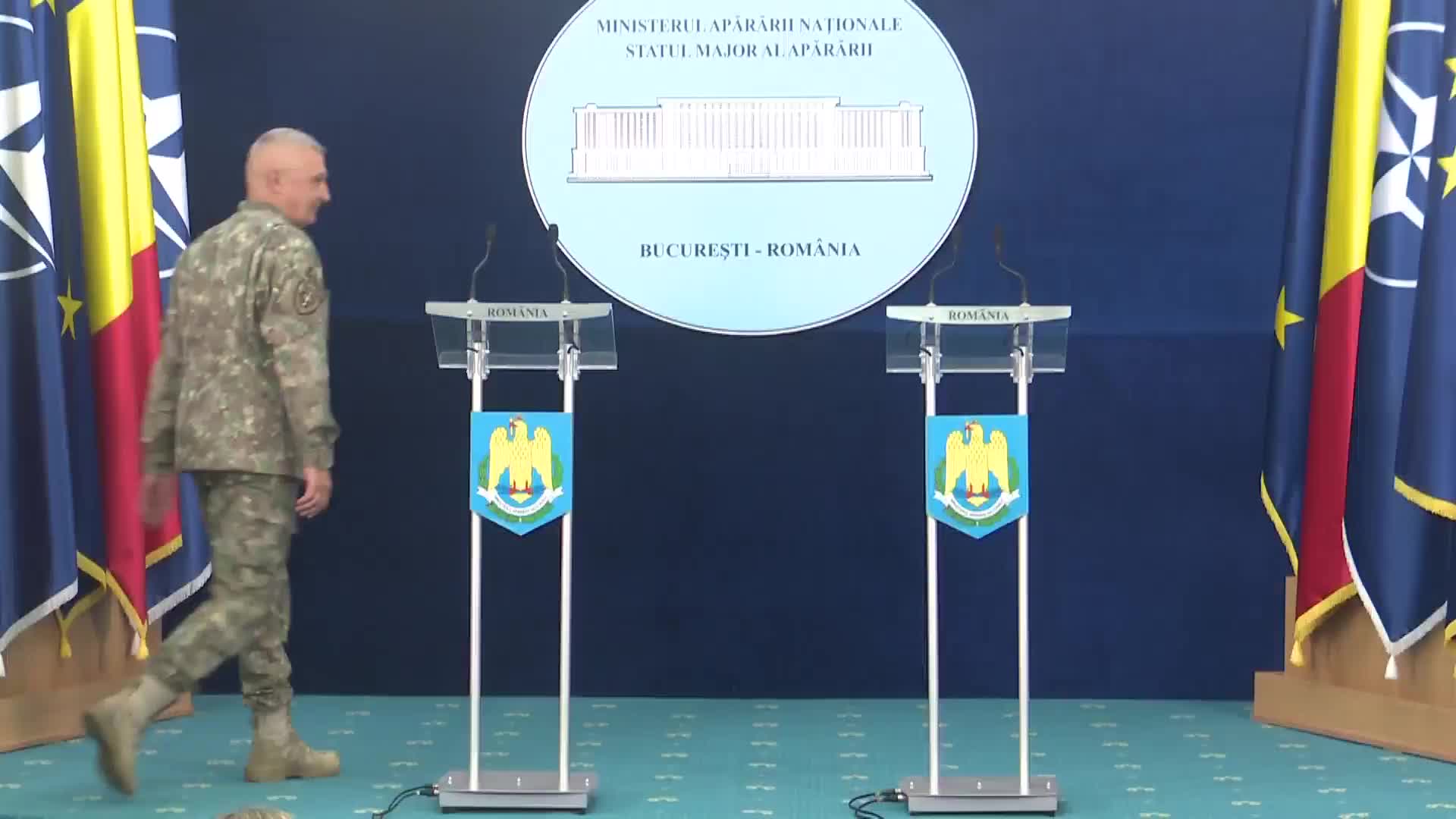 Conferință de presă organizată de Ministerul Apărării Naționale al României